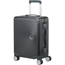 American Tourister Soundbox ALU Spiner 55 Brushed Anthracite