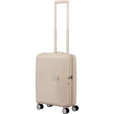 American Tourister Soundbox Spinner 55/20 Coconut Sand Rokas bagāža