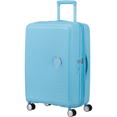 American Tourister Soundbox Spinner 67/24 Blueberry Fizz Vidējs koferis American Tourister Soundbox Spinner 67/24 Blueberry Fizz Vidējs koferis