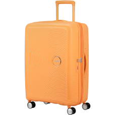 American Tourister Soundbox Spinner 67/24 Papaya Pop Vidējs koferis American Tourister Soundbox Spinner 67/24 Papaya Pop Vidējs koferis