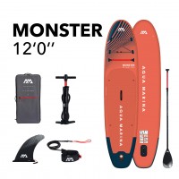 SUP dēlis Aqua Marina Monster 12.0 366x84x15cm aquamarina BT23-MOP SUP dēlis Aqua Marina Monster 12.0 366x84x15cm aquamarina BT23-MOP