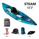 Piepūšams kajaks AQUA MARINA KAYAK STEAM - 312 (ST-312) aquamarina