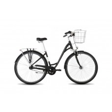 Sieviešu Velosipēds Romet Art Deco Lux  28″ 2024 Black 18″/M