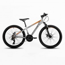 Bērnu velosipēds Romet Rambler Dirt 24" 13/S ALU 2025 Silver-Orange