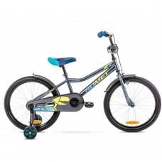 Bērnu velosipēds Romet Tom 20" 2024 anthracite/yellow