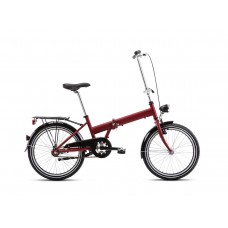 Salokāms velosipēds ROMET WIGRY pilsētas velosipēds, M 20”, Bordo/Sarkans