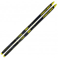Bērnu distanču slēpes – Fischer Sprint Crown IFP Junior Skis Set + Tour Step-In Jr BDG